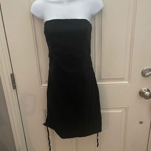 Strapless side lace corset dress Size 10 Express